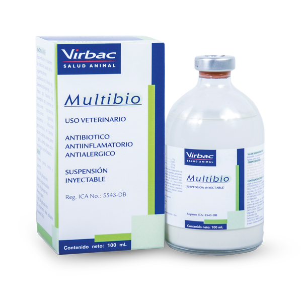 MULTIBIO® Suspensión antibiótica de amplio espectro | Virbac Colombia